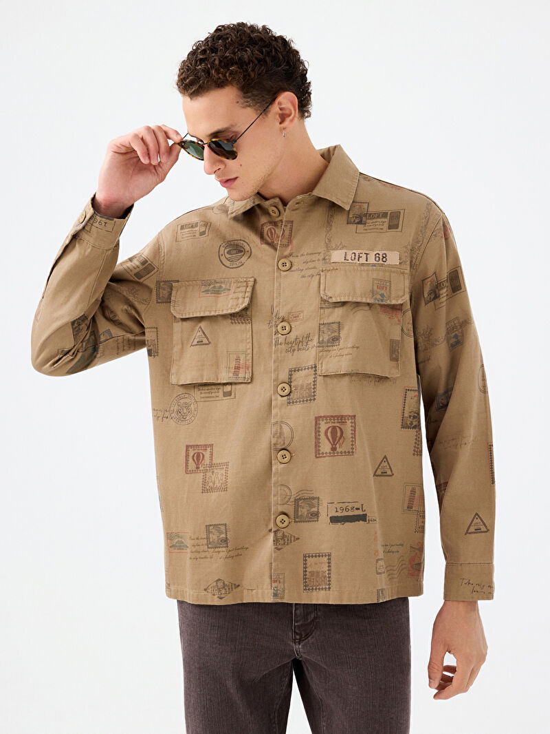 Relax Fit Erkek Gömlek U.kol