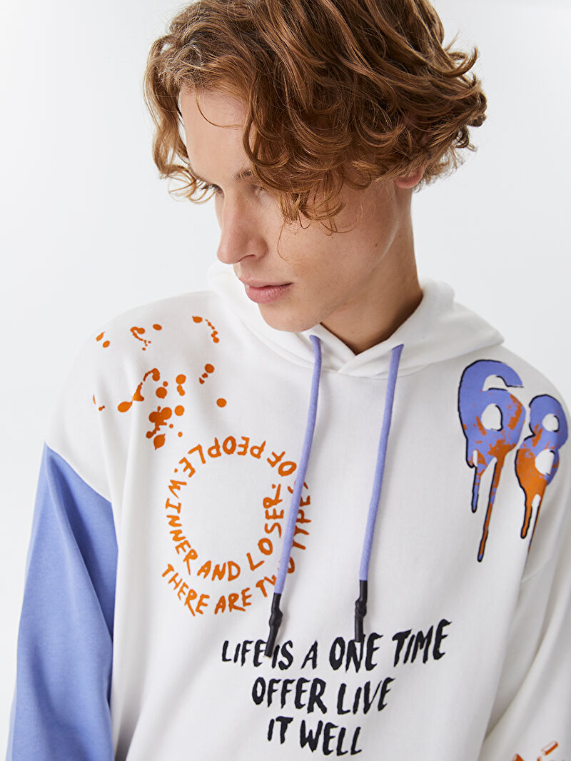 Oversize Fit Erkek Sweatshirt