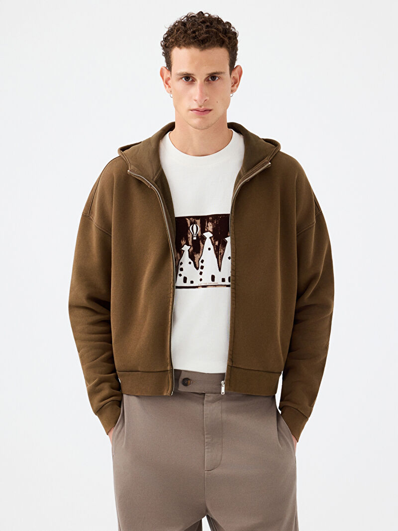 Oversize Fit Erkek Sweatshirt