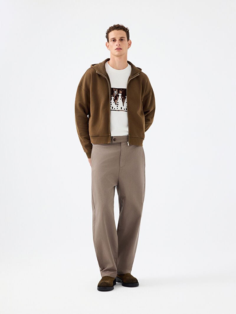 Oversize Fit Erkek Sweatshirt
