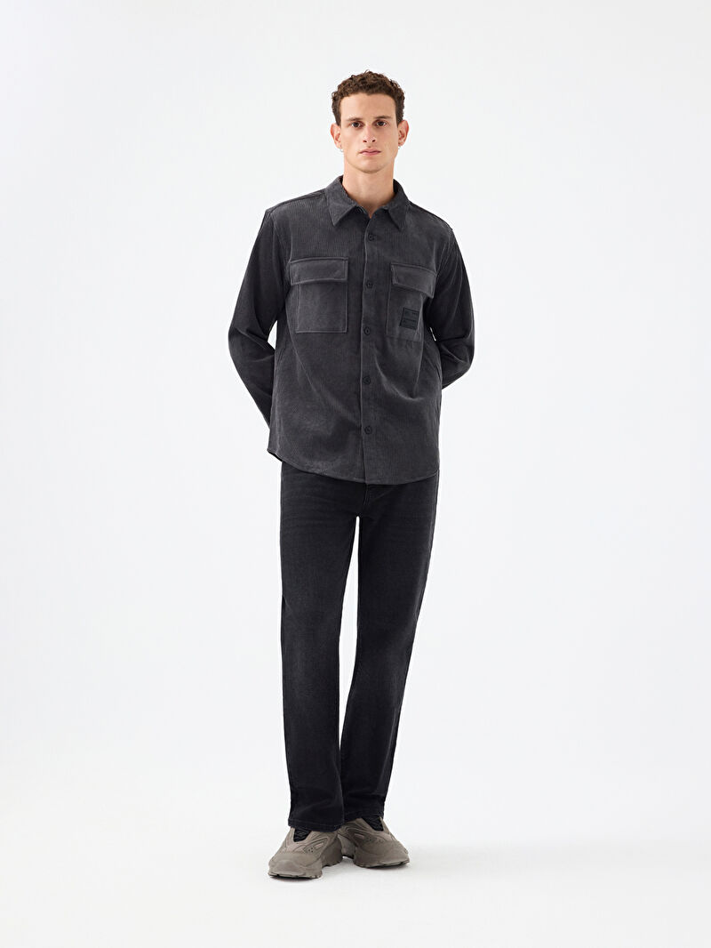 Relax Fit Erkek Gömlek U.kol