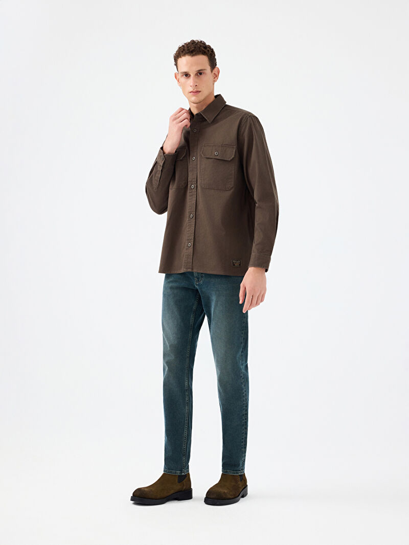 Relax Fit Erkek Gömlek U.kol