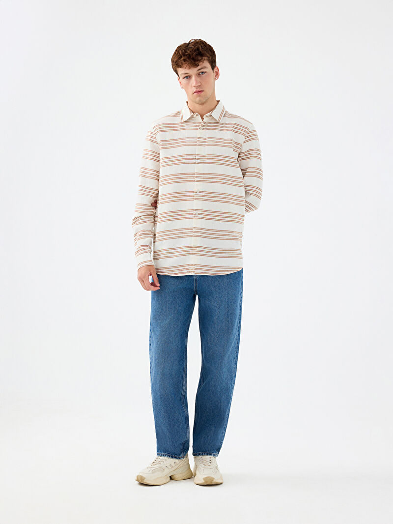 Relax Fit Erkek Gömlek U.kol