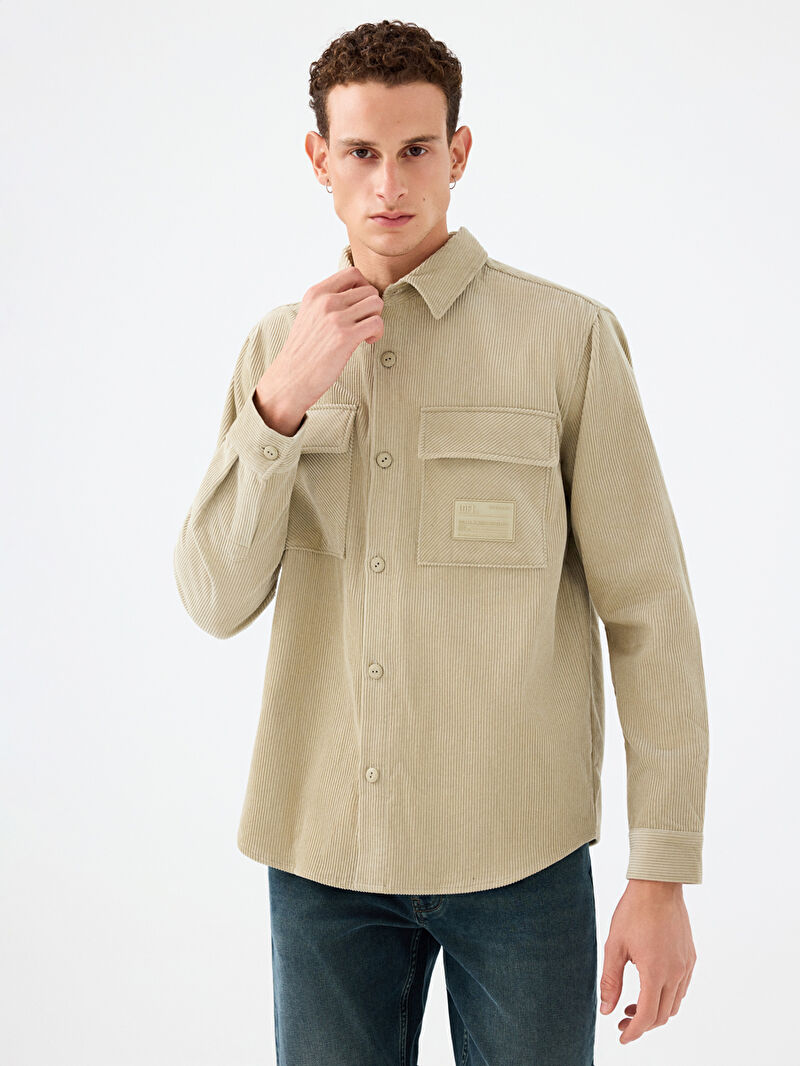 Relax Fit Erkek Gömlek U.kol