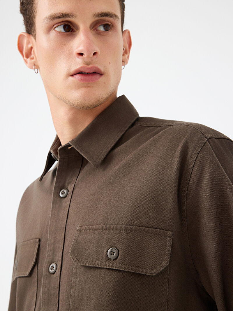 Relax Fit Erkek Gömlek U.kol