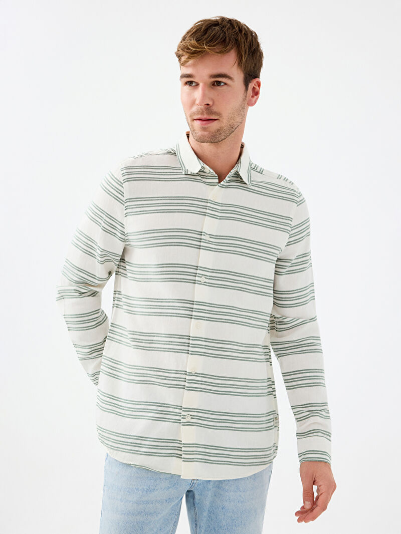 Relax Fit Erkek Gömlek U.kol