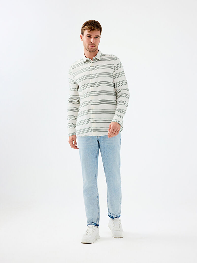 Relax Fit Erkek Gömlek U.kol