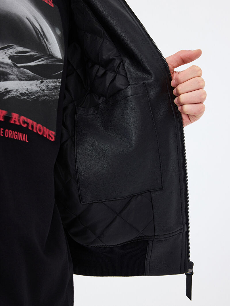 Regular Fit Erkek Mont Pu