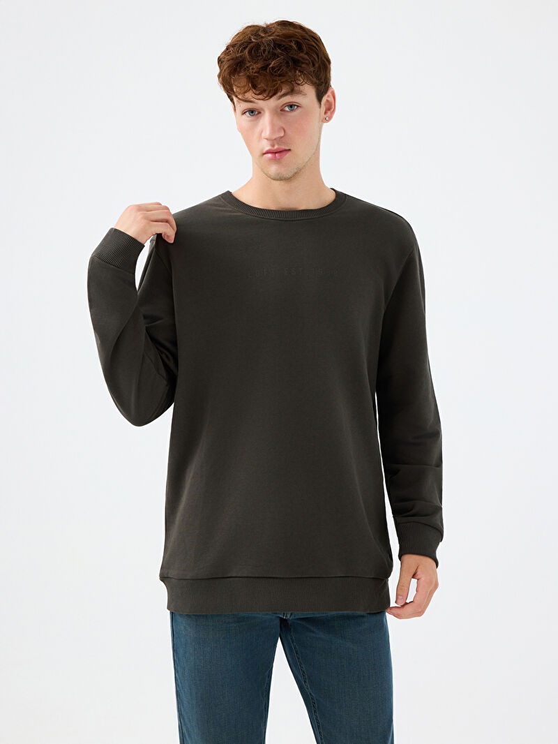 Regular Fit Erkek Sweatshirt