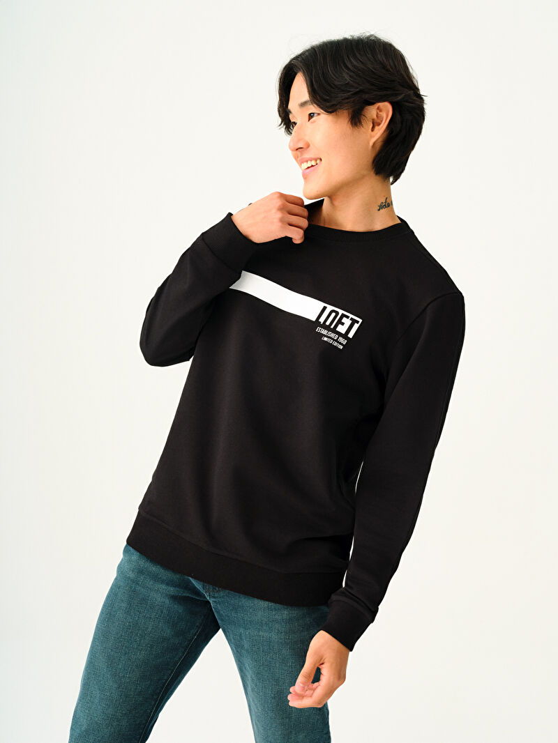 Regular Fit Erkek Sweatshirt