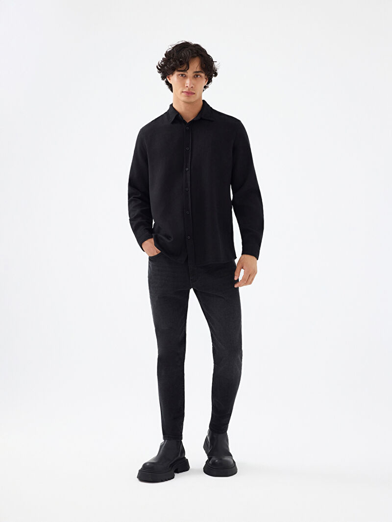 Regular Fit Erkek Gömlek U.kol