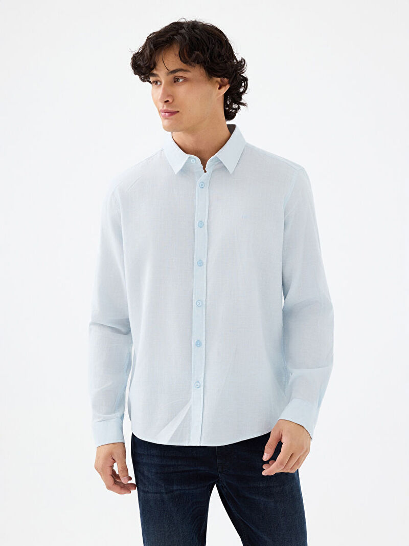 Regular Fit Erkek Gömlek U.kol