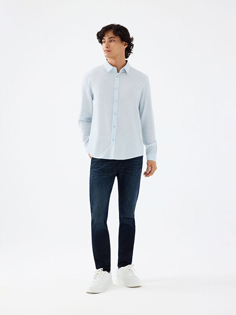 Regular Fit Erkek Gömlek U.kol