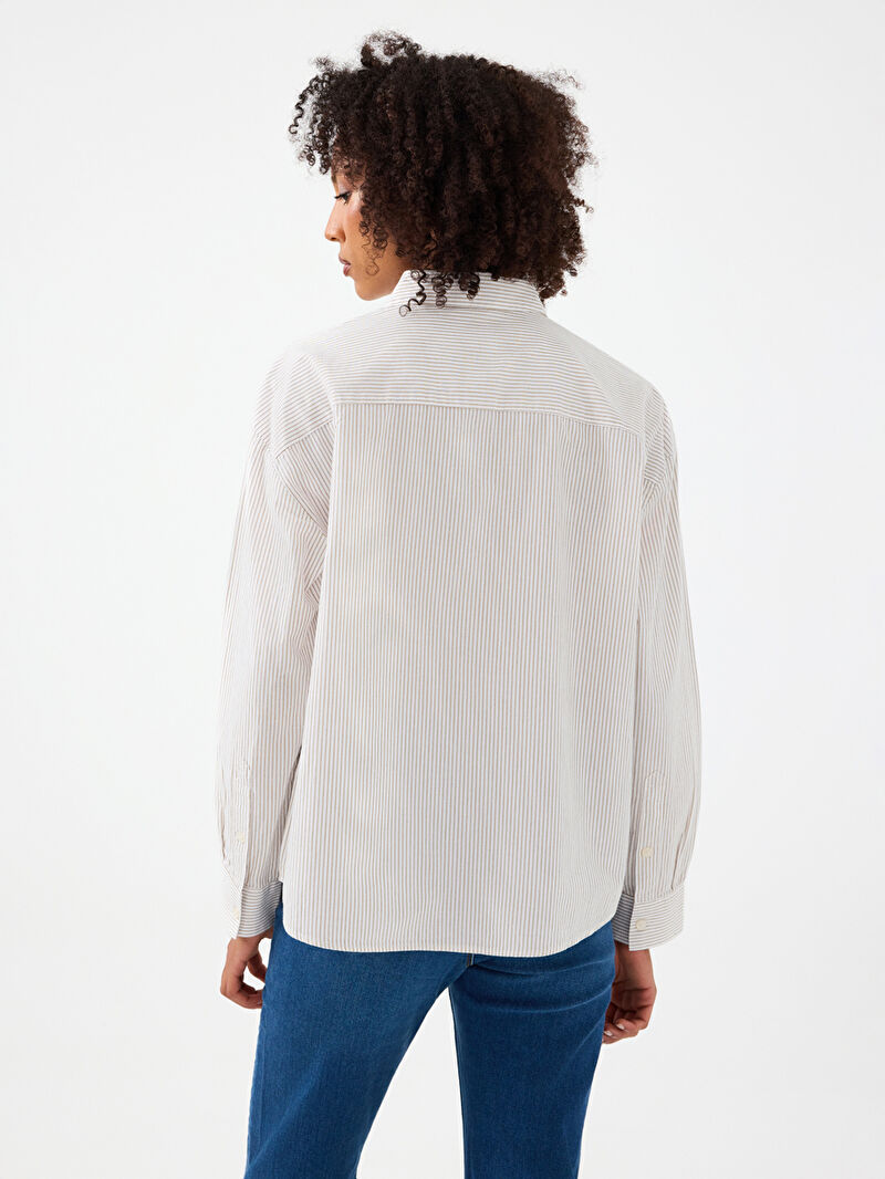 Relax Fit Kadın Gömlek U.kol