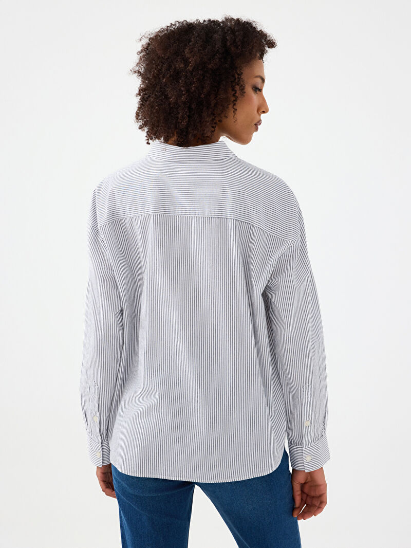 Relax Fit Kadın Gömlek U.kol