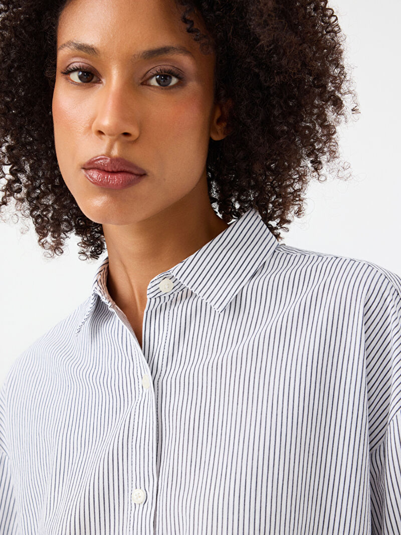 Relax Fit Kadın Gömlek U.kol