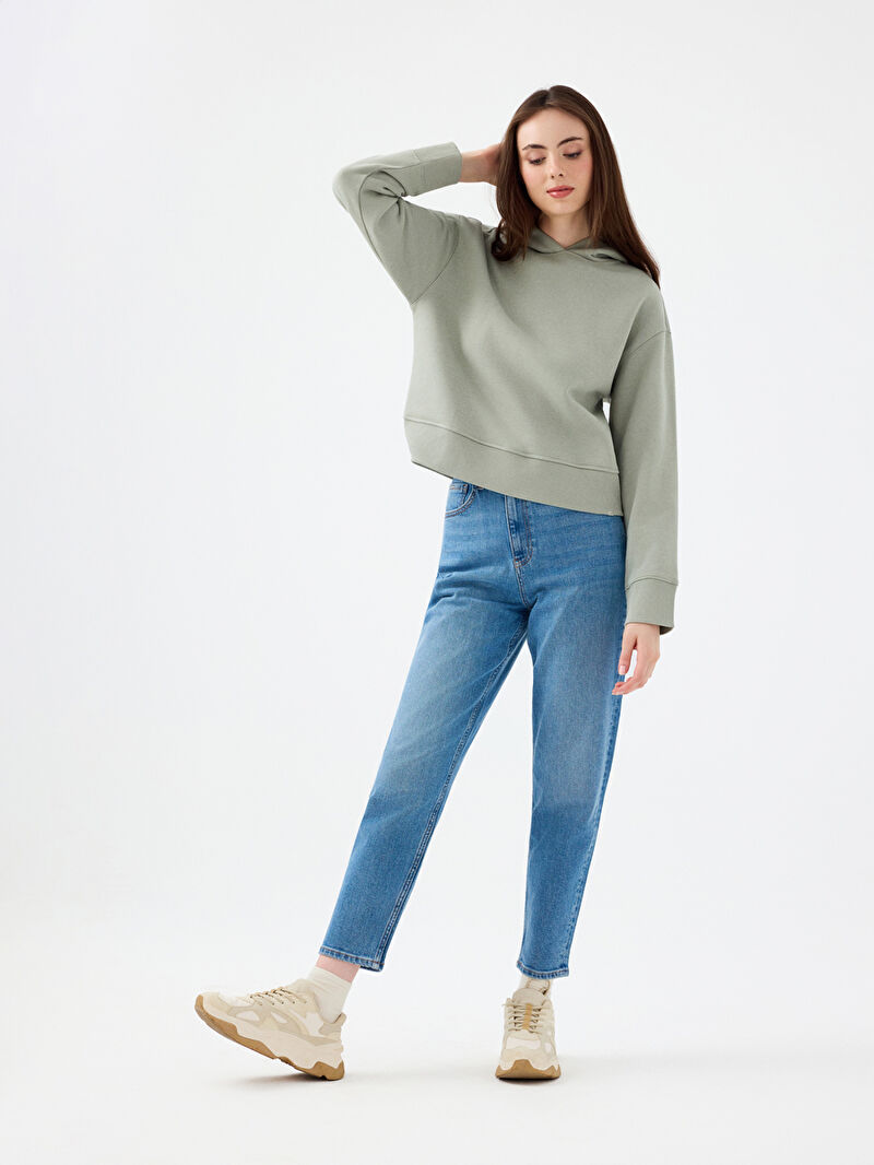 Oversize Fit Kadın Sweatshirt
