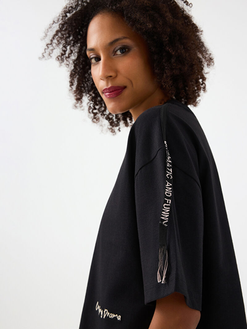 Crop Kadın Tshirt K.kol