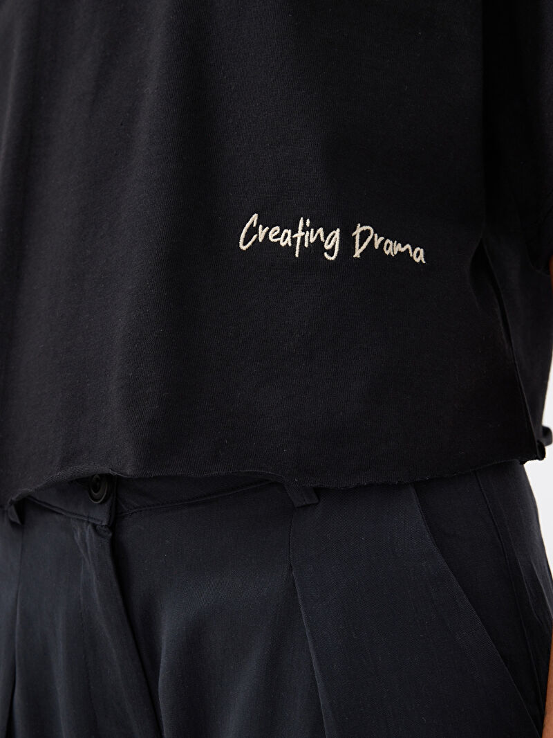 Crop Kadın Tshirt K.kol