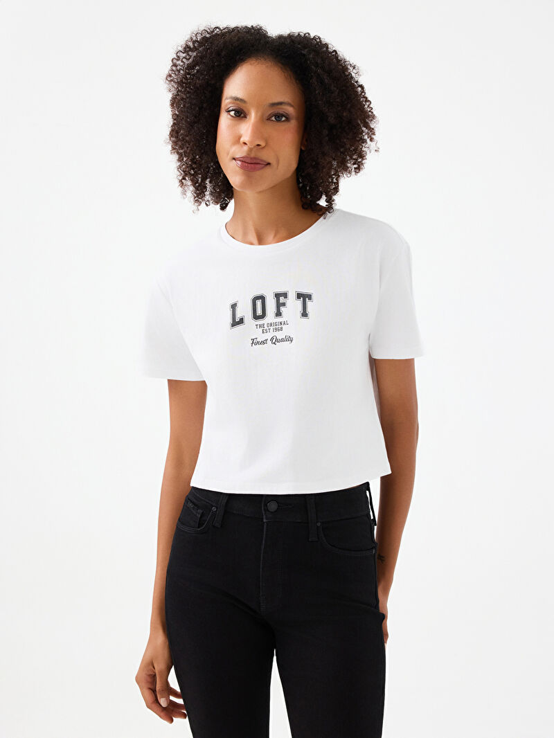 Long Crop Kadın Tshirt K.kol