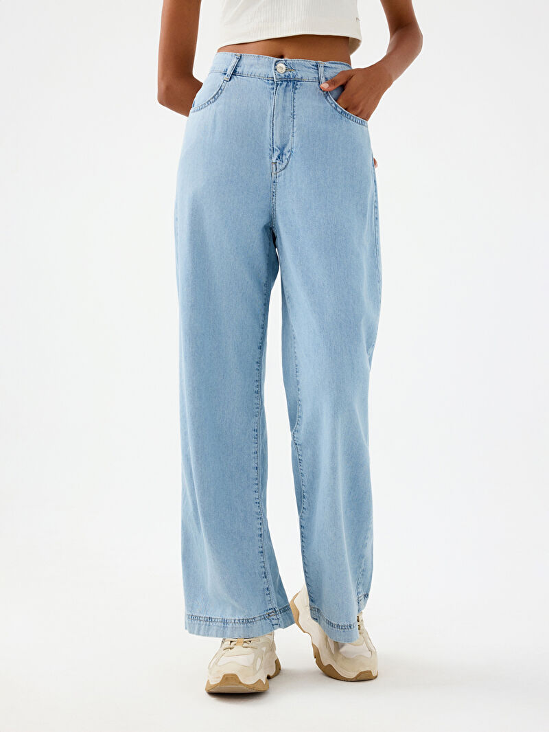 Wide Leg Regular Fit Kadın Pantolon
