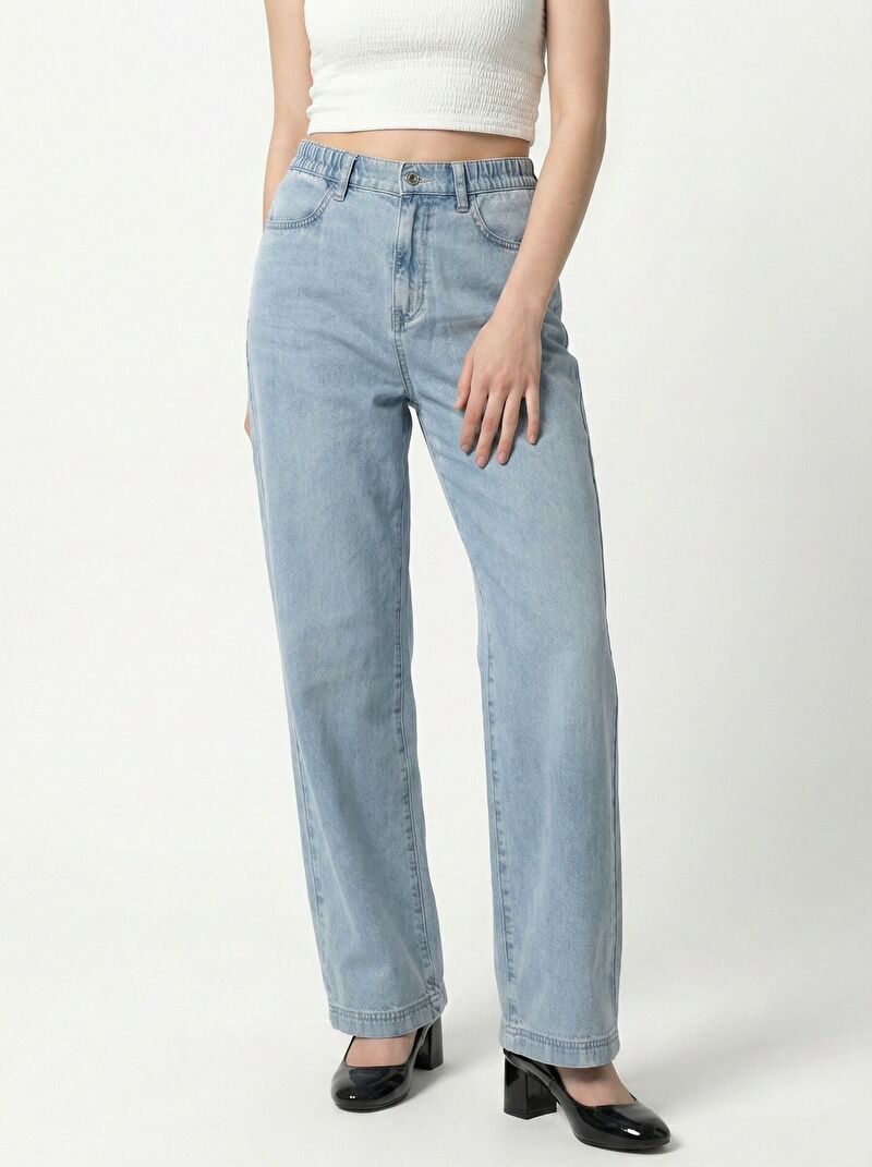 Wide Leg Regular Fit Kadın Pantolon
