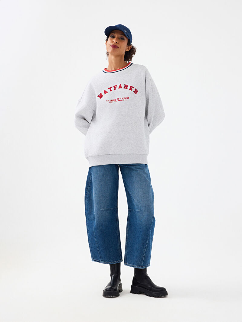 Oversize Kadın Sweatshirt