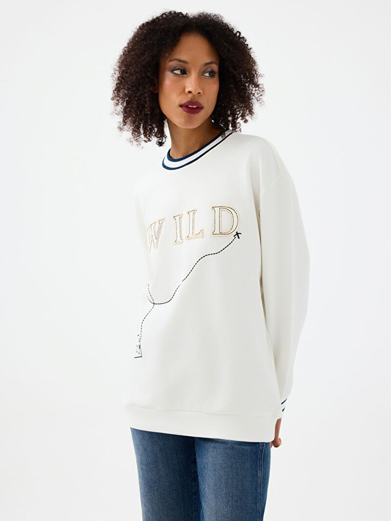 Oversize Kadın Sweatshirt