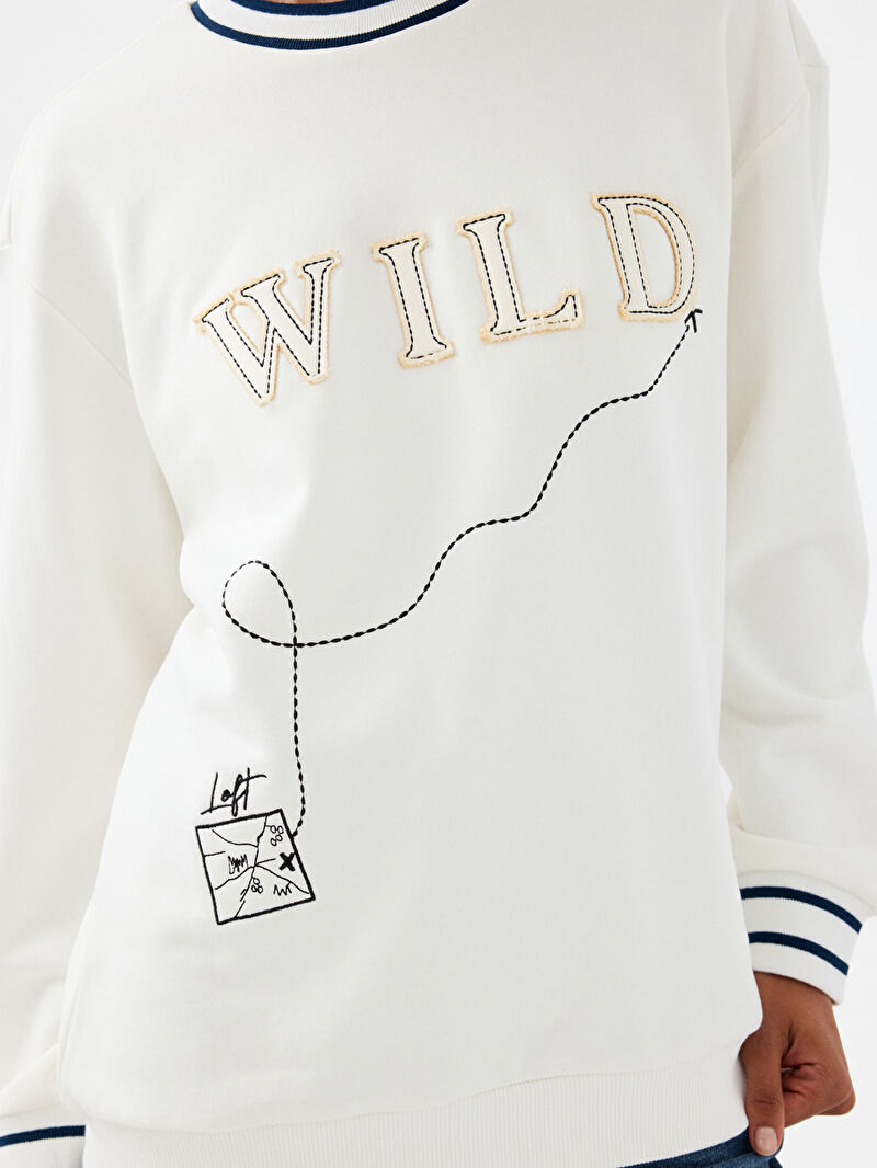 Oversize Kadın Sweatshirt