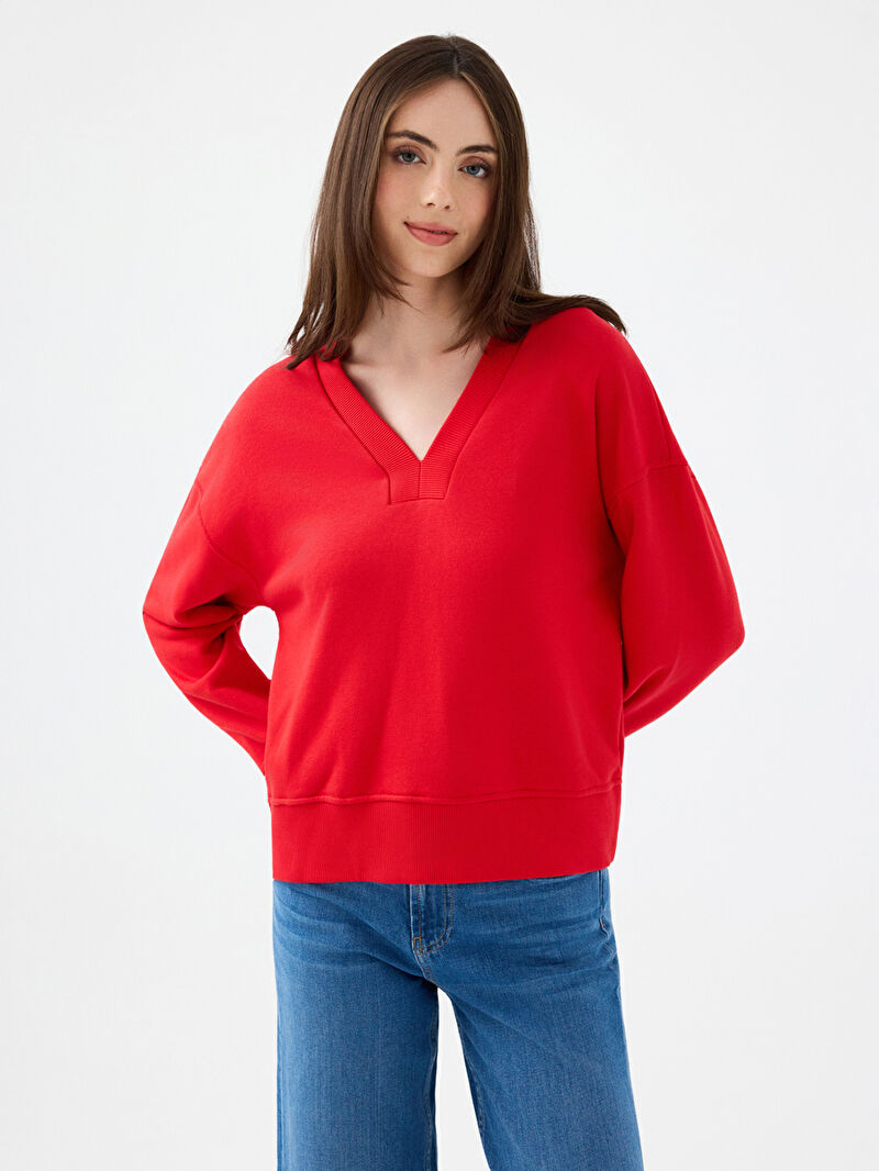 Oversize Kadın Sweatshirt