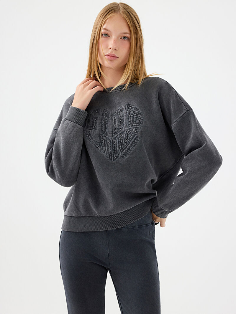 Oversize Kadın Sweatshirt