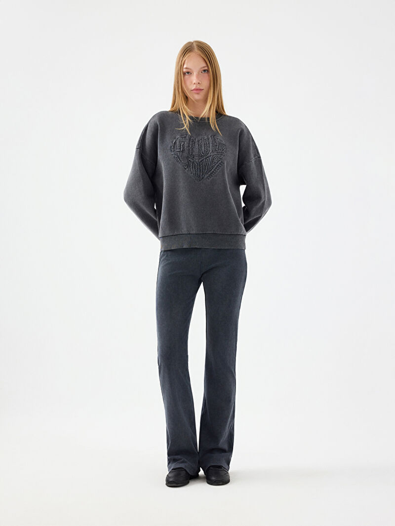 Oversize Kadın Sweatshirt