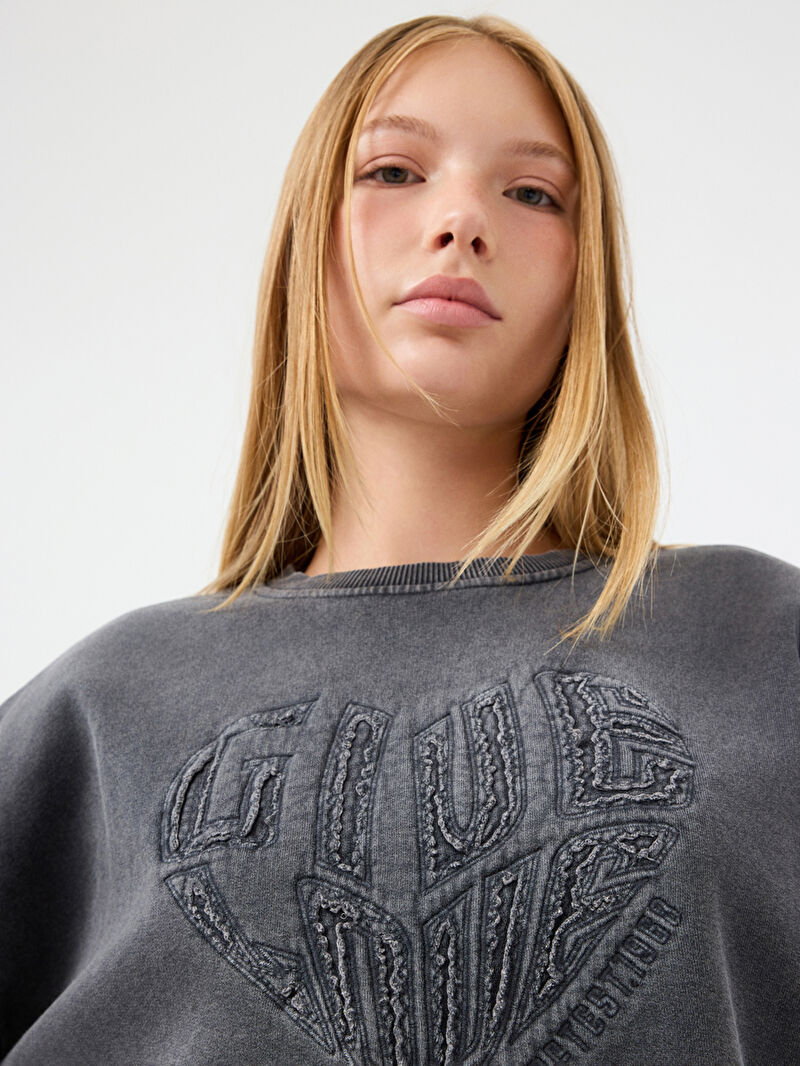 Oversize Kadın Sweatshirt