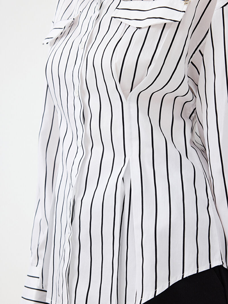 Oversize Kadın Gömlek U.kol