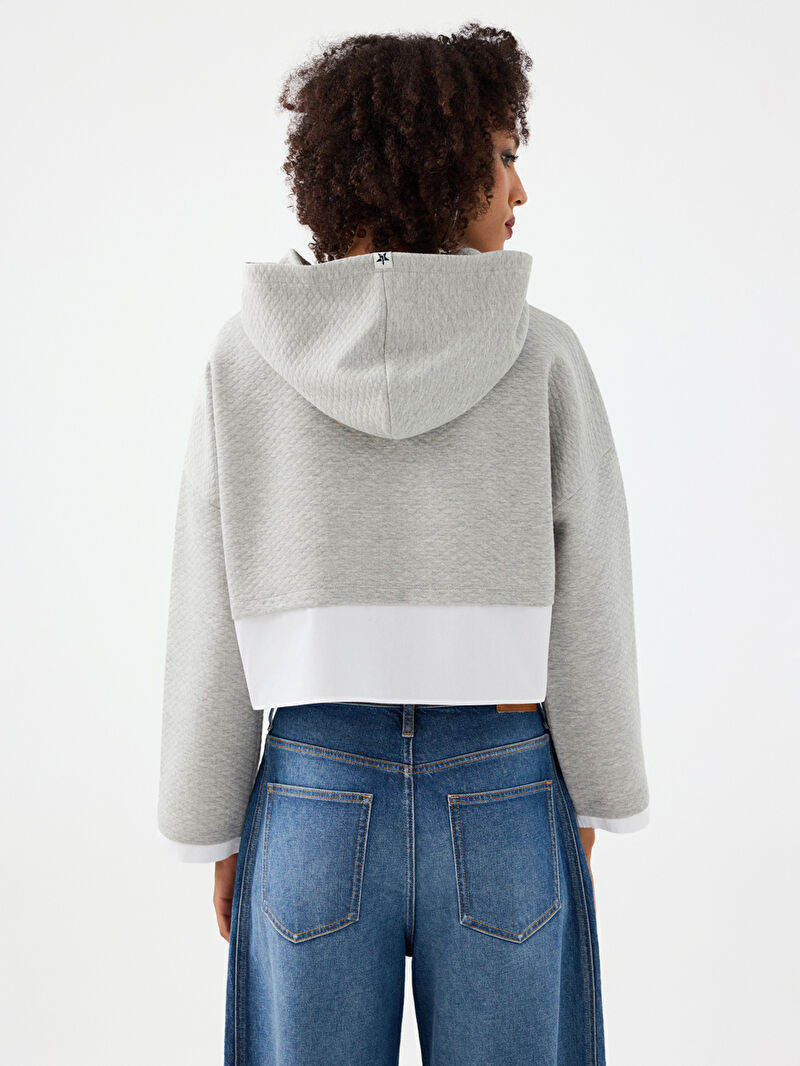 Crop Kadın Sweatshirt