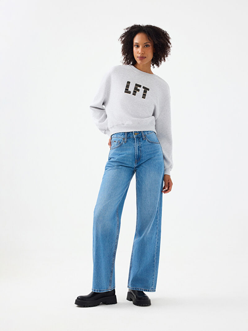 Crop Kadın Sweatshirt