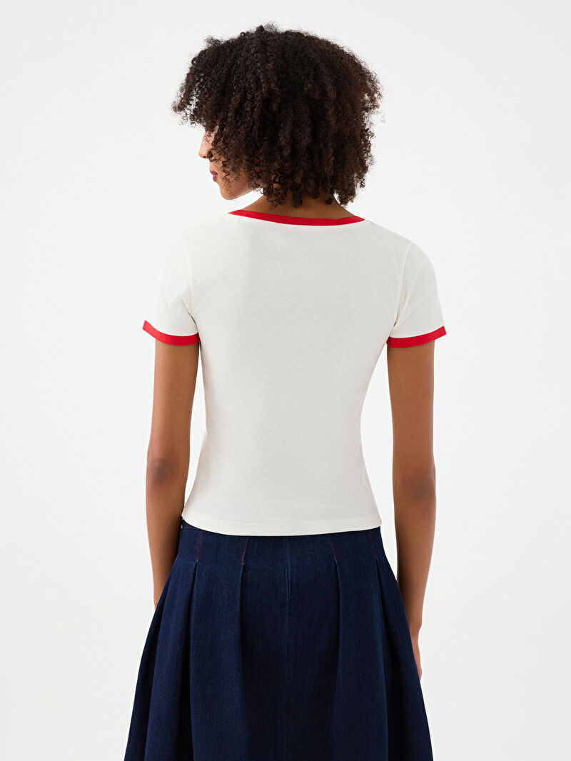 Slim Fit Kadın Tshirt K.kol