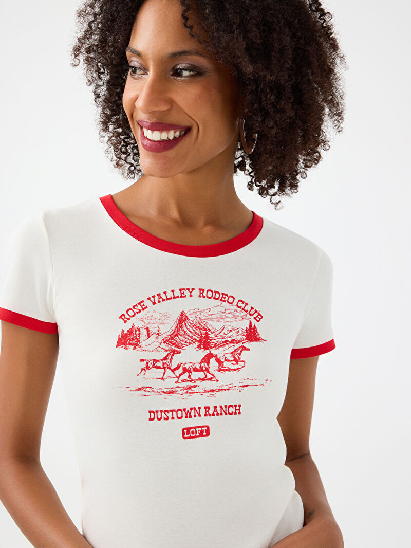 Slim Fit Kadın Tshirt K.kol