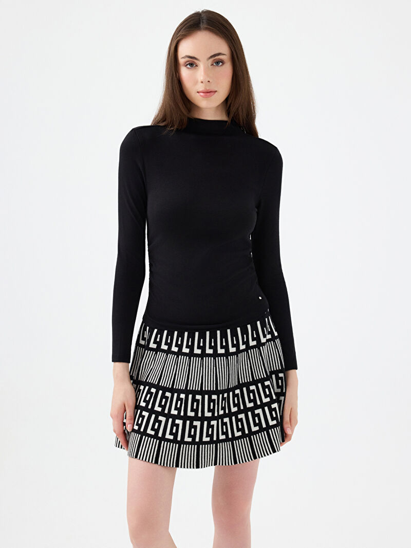 Slim Fit Kadın Tshirt U.kol