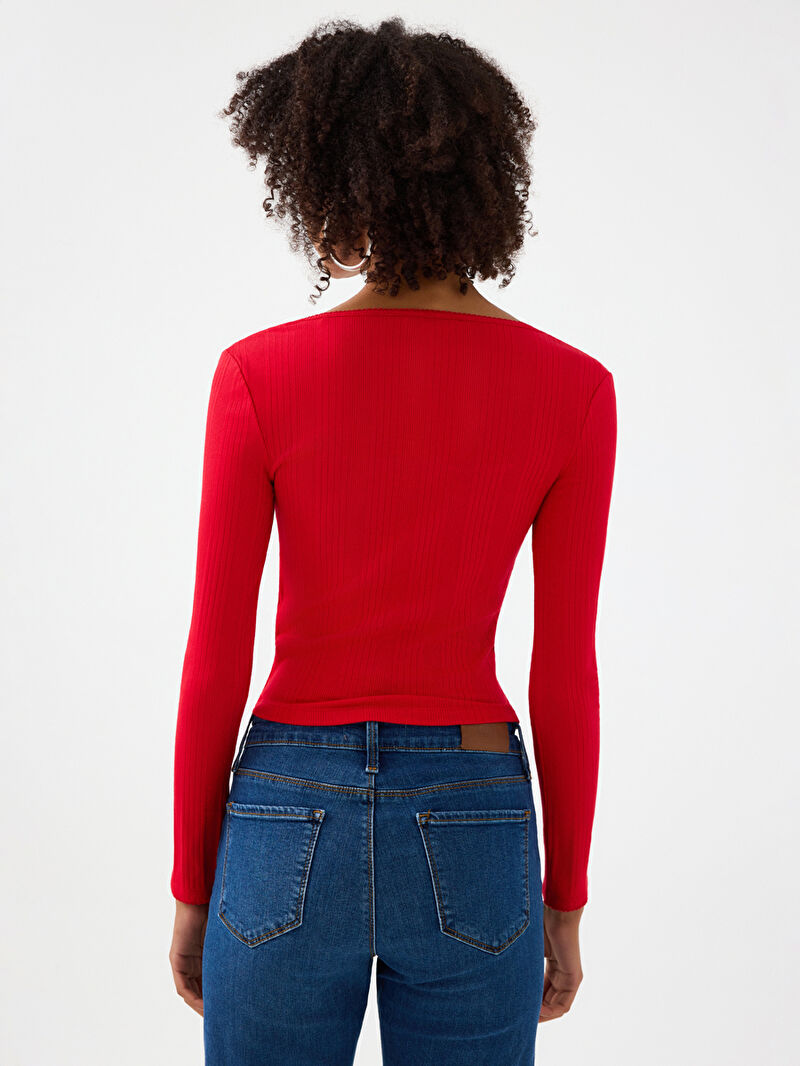 Slim Fit Kadın Bluz U.kol