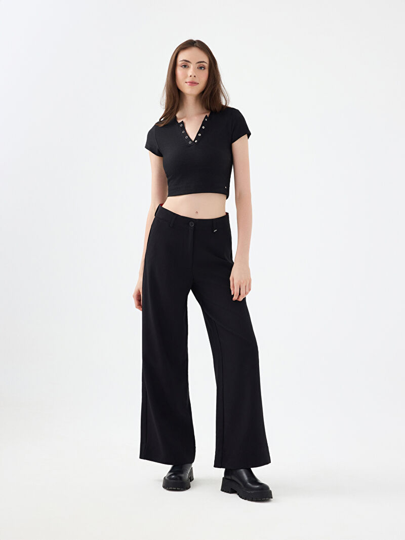 Straight Fit Kadın Pantolon