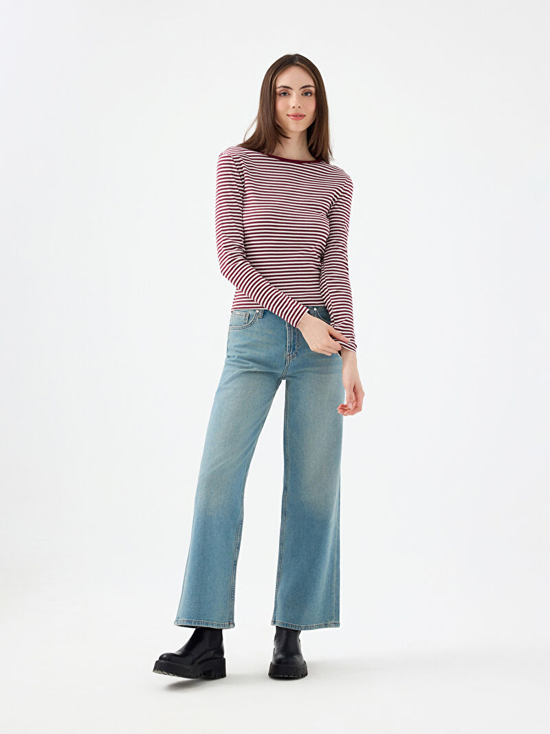 Slim Fit Kadın Tshirt U.kol