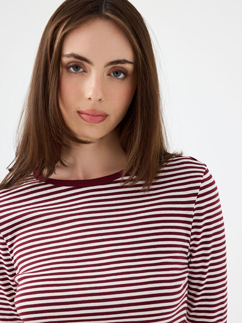 Slim Fit Kadın Tshirt U.kol