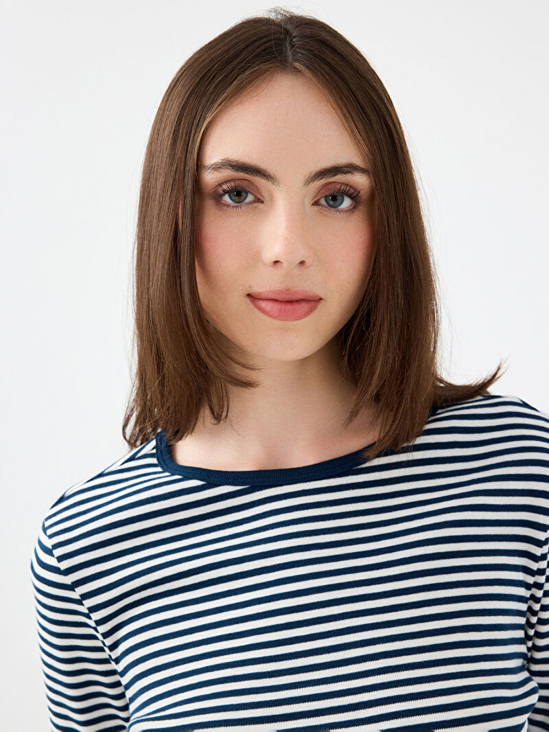 Slim Fit Kadın Tshirt U.kol