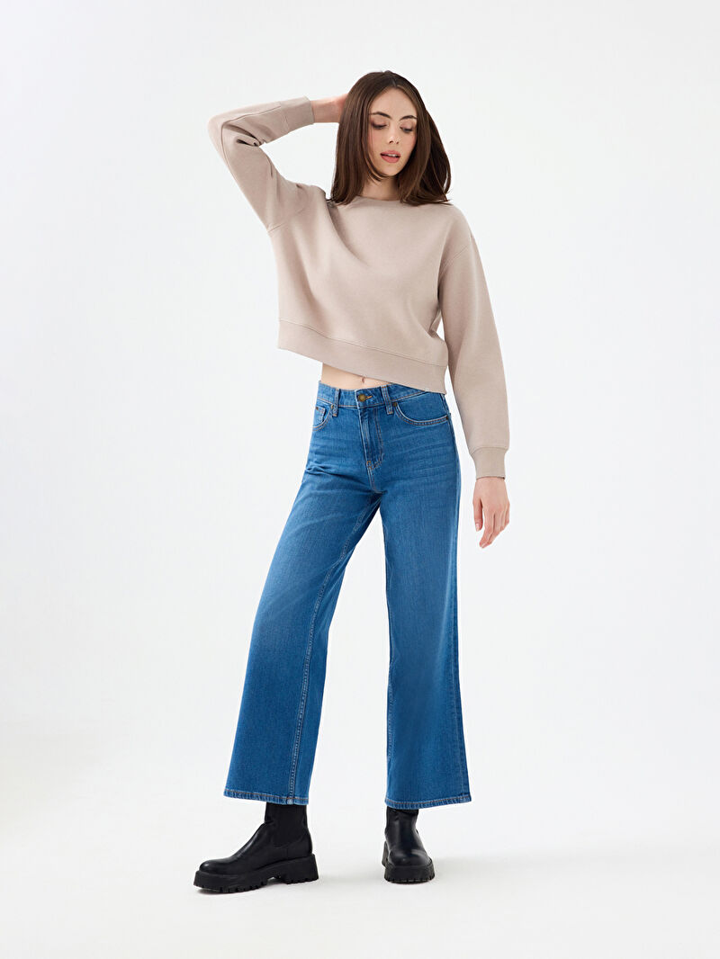 Regular Fit Kadın Sweatshirt