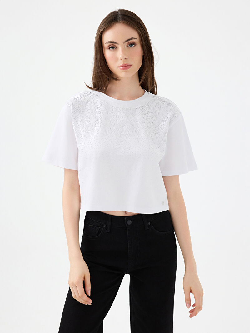 Crop Kadın Tshirt K.kol