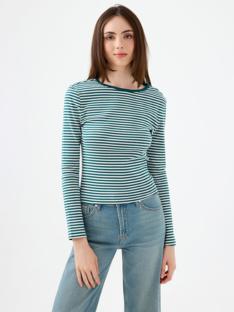 Slim Fit Kadın Tshirt U.kol