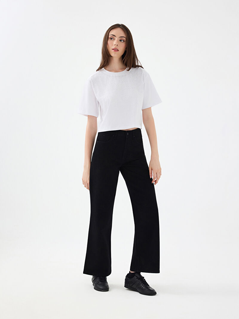 Crop Kadın Tshirt K.kol