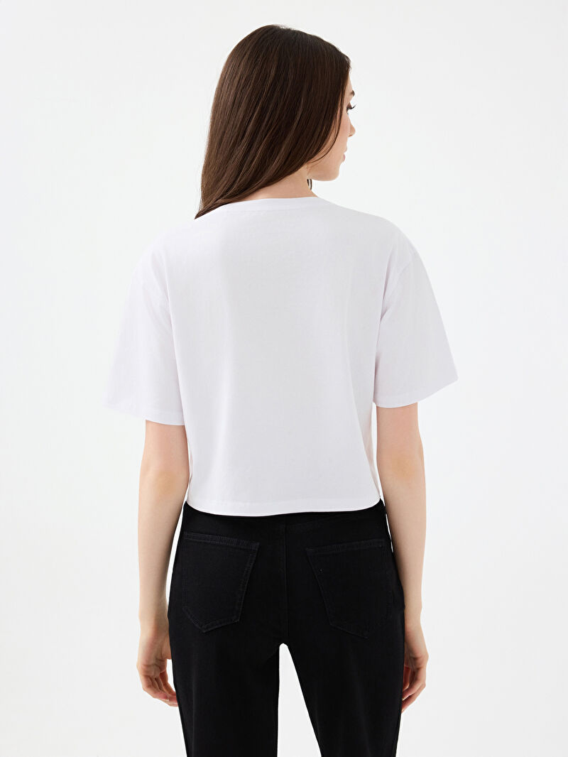 Crop Kadın Tshirt K.kol