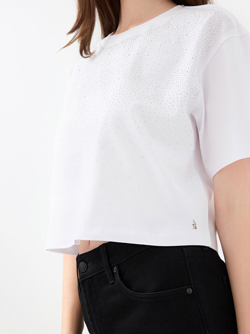 Crop Kadın Tshirt K.kol